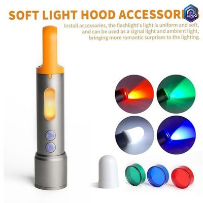 GearUP K57 Multifunctional Rechargeable Torch, Flashlight Zoomable LED Flashlight_img_2