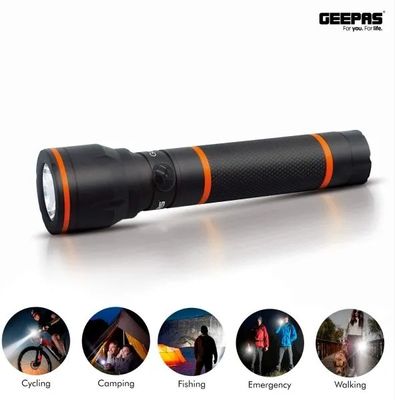 Geepas GFL4659N Waterproof Rechargeable LED Flash Ligh_img_0