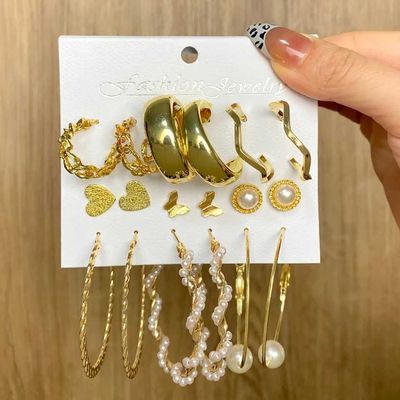 9 Pair Earrings Set_img_3