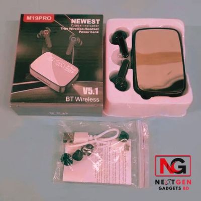 M19 Pro Earphone Bluetooth Wireless Headphones_img_2