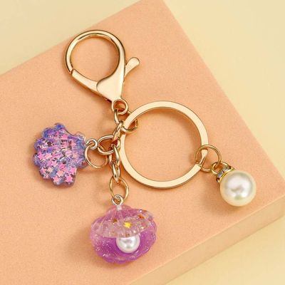 Pearl & Petals Charm Keychain_img_3