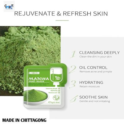 LAIKOU Matcha Mini and tube Mud Mask_img_4