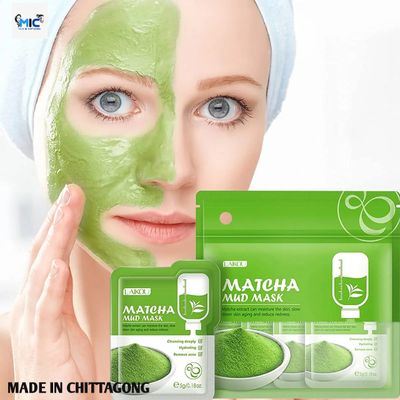 LAIKOU Matcha Mini and tube Mud Mask_img_5