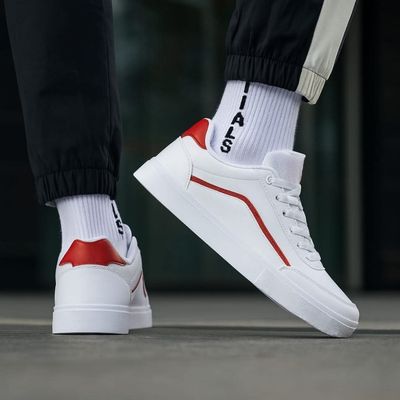 Redline White Runner Sneakers.(ADS-47)_img_2