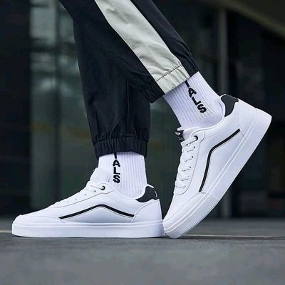 Blackline White Runner Sneakers.(ADS-48)_img_5