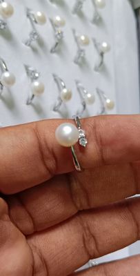 Pearl Adjustable Finger ring_img_0