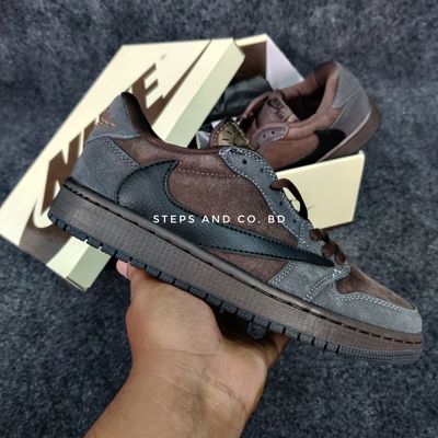Air Jordan 1 Low Travis Scott 'Velvet Brown' 1:1_img_0