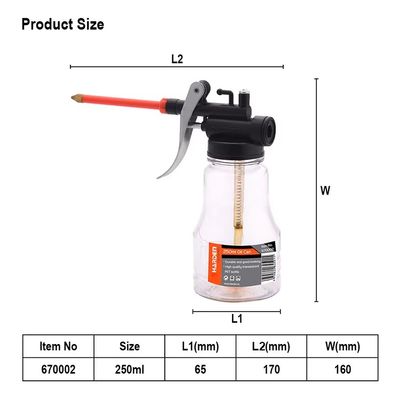 HARDEN 250ml Hand Pump Oil Can; Model: 670002_img_1
