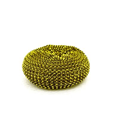Silver Gold Scourer With Handle_SS-0971 ( 3pcs )_img_4
