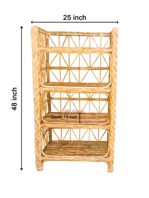 Square Shape Rattan Shelf (Large)_img_1