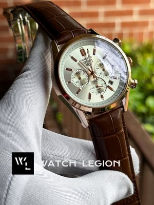 TAG BELT 3 CHRONO ROSE GOLD BODY BROWN BELT WHITE DIAL_img_0