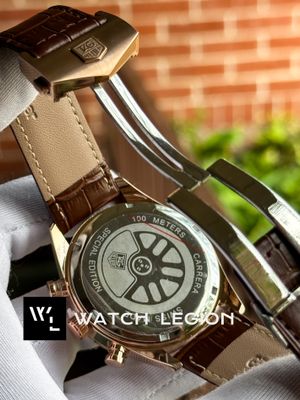 TAG BELT 3 CHRONO ROSE GOLD BODY BROWN BELT WHITE DIAL_img_4