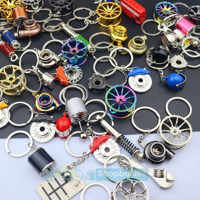 Metal Keychain - Traffic Signal Turbocharged Motorcycle Helmet | Unique Gift for Bike Lovers | Price in BD_img_2