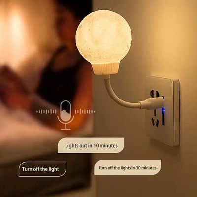 3 Lighting Modes Voice Control Smart Moon Lamp - MC117_img_2
