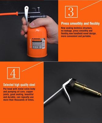 HARDEN 300ml Professional Pump Oil Can – Heavy Duty Steel Body with Flexible Metal Spout; Model : 670003_img_6