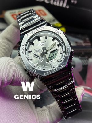 Gshock GA 2100 Chain Silver White Dial_img_0