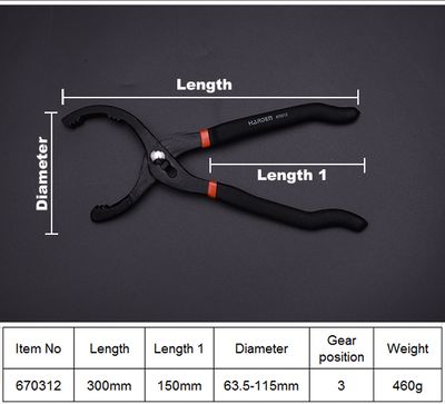 HARDEN 12" Oil Filter Wrench 670312_img_5