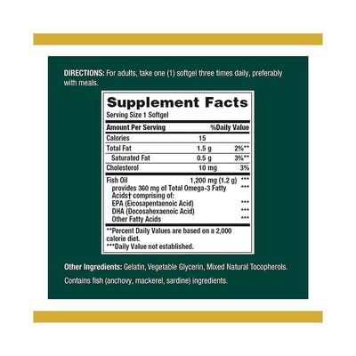 Nature’s Bounty Fish Oil 1200 mg With Omega 3_img_1
