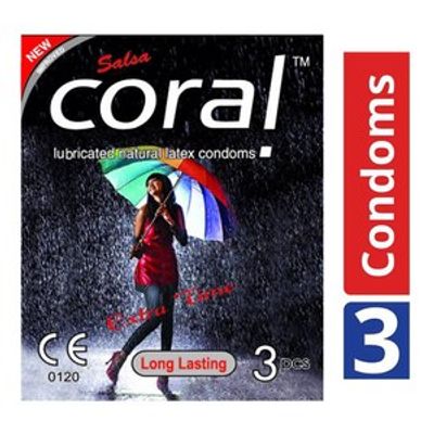 Coral Extra Time long lasting Condoms 3pcs_img_0