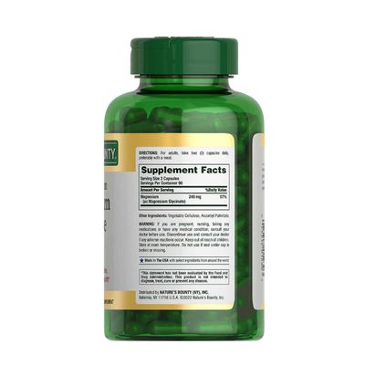 Nature’s Bounty High Absorption Magnesium Glycinate 240mg_img_1