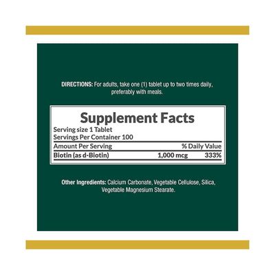 Nature’s Bounty Biotin 1000mcg_img_1