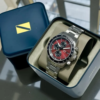 Fossil Autocross Multifunction Red Dial Men’s Watch- BQ2895_img_1