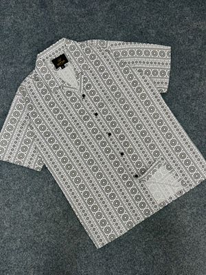 কিউ বেন্ড কলার ড্রপ সোল্ডার শার্ট।_img_2