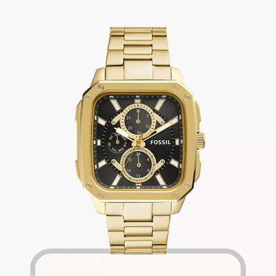 Fossil Inscription Gunmetal Dial Men's Watch- BQ2656_img_0