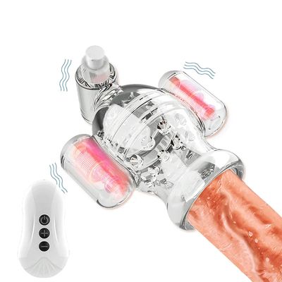 Penis massage vibrator, male sex toy enhancement delay device, adult male masturbator_img_0