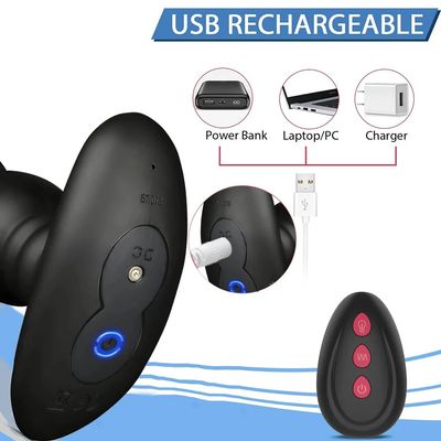 Automatic Large Inflatable Anal Butt Plug Dildo Male Anal Prostate Massager Vibrating Anal Sex Toys For Adult Men Women_img_1
