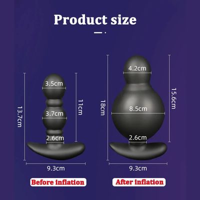 Automatic Large Inflatable Anal Butt Plug Dildo Male Anal Prostate Massager Vibrating Anal Sex Toys For Adult Men Women_img_2