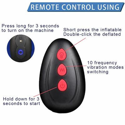 Automatic Large Inflatable Anal Butt Plug Dildo Male Anal Prostate Massager Vibrating Anal Sex Toys For Adult Men Women_img_5