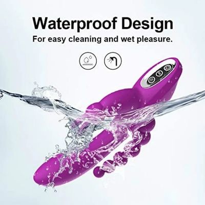 3 in 1 G-Spot Rabbit Stick Anal Dildo Vibrator Sex Toys with 7 Vibration Female Silicone Clit Vagina Stimulator Massager Couples_img_1