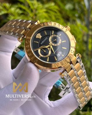 VERSACE CHRONO TWO TONE BLACK (SEMI AAA)_img_0