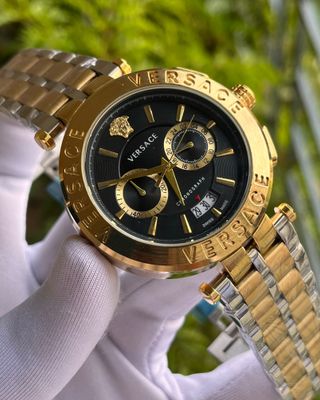VERSACE CHRONO TWO TONE BLACK (SEMI AAA)_img_1