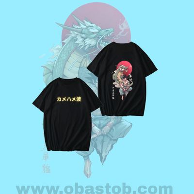 New Goku Anime Drop shoulder T shirt._img_0