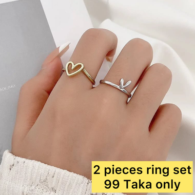 2 pieces ring set 🖤99 Taka only 🩷_img_0