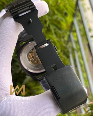 FOSSIL HEAVY CHAIN BLACK GOLD TONE (SEMI AAA)_img_2