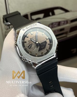 G-SHOCK GM2100 BLACK SILVER METAL BODY (AAA)_img_1