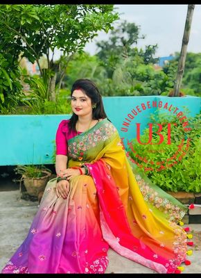 প্রিমিয়াম ডিজিটাল প্রিন্টেড শাড়ি_img_4