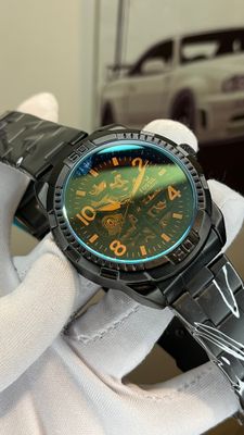 FOSSIL NUMERIC DIAL HEAVY AUTO BLACK CHAIN (SEMI AAA)_img_1
