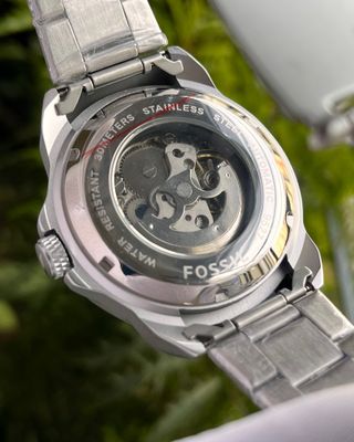 FOSSIL NUMERIC DIAL HEAVY AUTO SILVER CHAIN (SEMI AAA)_img_3
