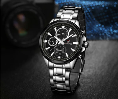 Naviforce 9089 CH – Silver Black_img_0