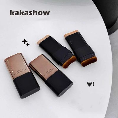 Full Coverage Longwearing Waterproof Kakashow Beautiful Skin Water Light Foundation Stick with Brush_img_0