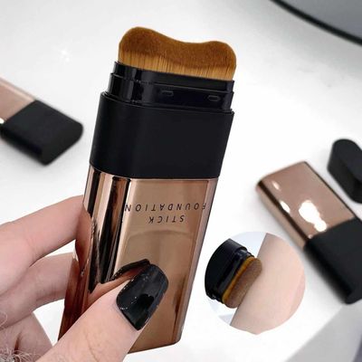 Full Coverage Longwearing Waterproof Kakashow Beautiful Skin Water Light Foundation Stick with Brush_img_2