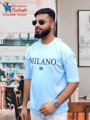Combo Men's Stylish Drop Shoulder- Milano (Colour- Sky Blue & Rad)_img_3