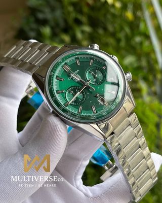 TAG CARRERA CHRONO SILVER GREEN  (AA)_img_0