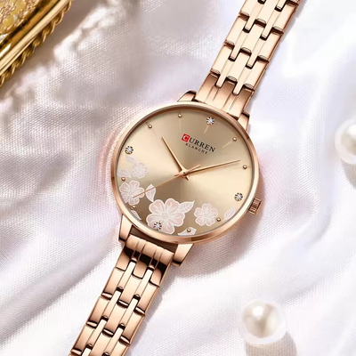 Curren 9068 CH For Women – Rose Gold_img_1