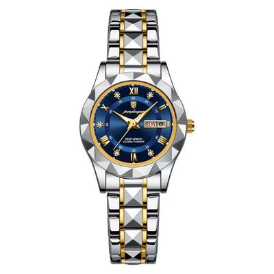 Poedagar 306 For Women – Silver Gold Blue_img_0