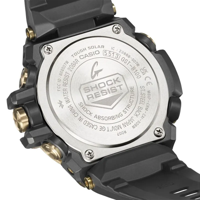 Casio G-Shock Tought Solar Gold-ion-plated Black Resin Men's Watch- GST-B100GB-1A9_img_2